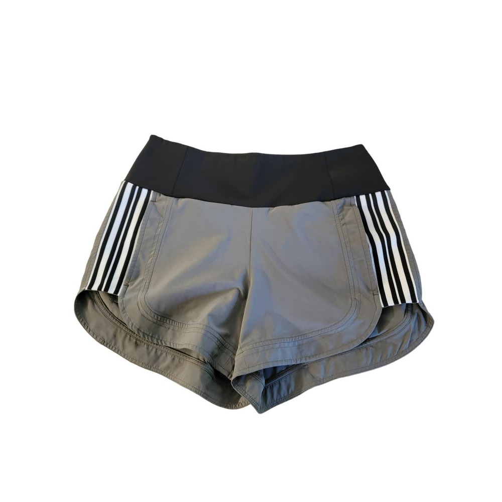 Athleta Grey Herb Olive Ascender shorts for woman